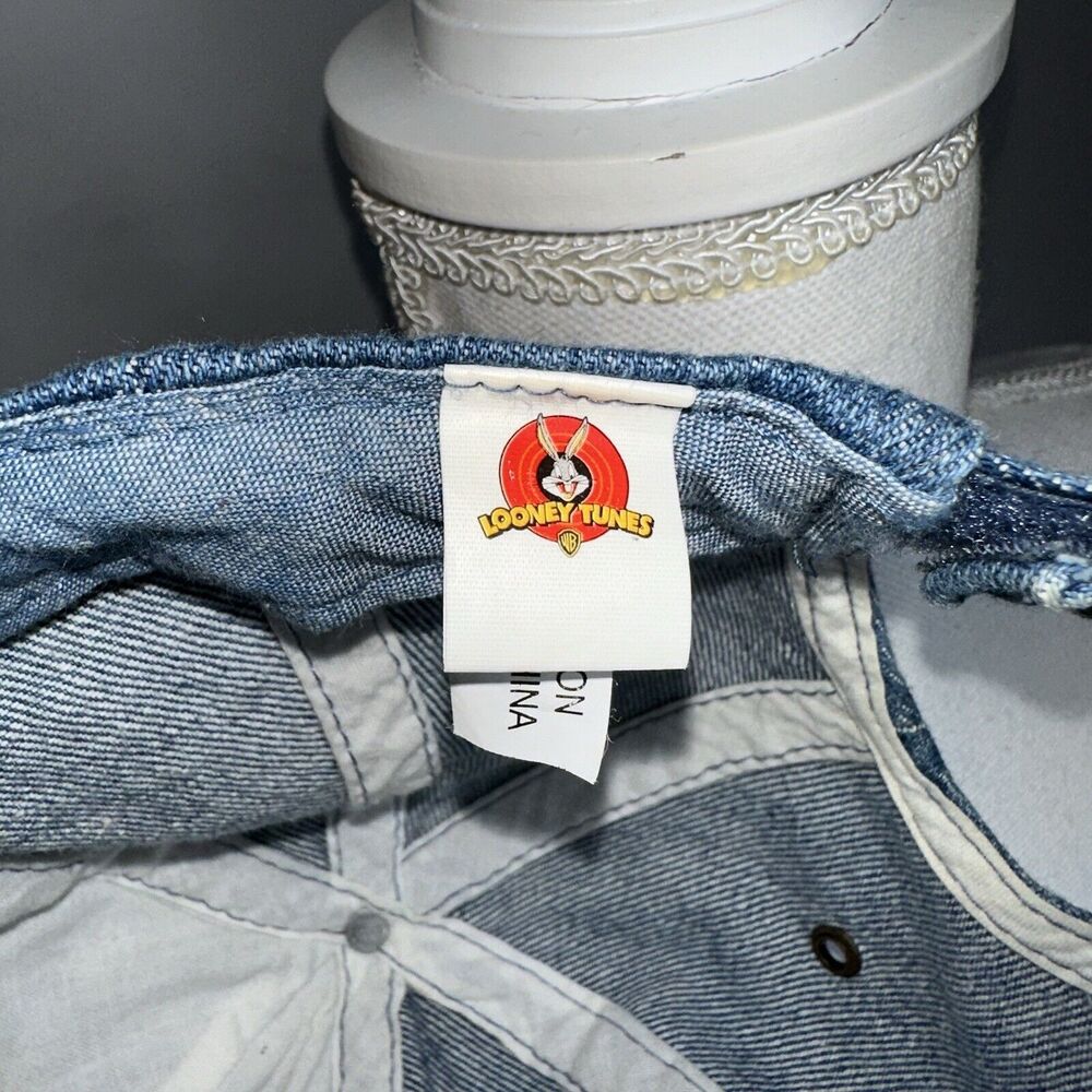 Looney Tunes Vintage Denim Baseball Cap One Size - Picture 4 of 4